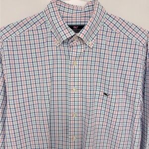 Vineyard Vines Classic Fit Tucker Button Down Shirt Size M